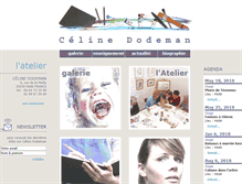Tablet Screenshot of celine-dodeman.com
